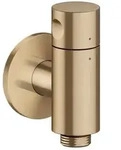 hansgrohe AXOR One Wandanschluss Stop 48781140 mit Absperrventil, brushed bronze