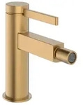 hansgrohe Finoris Bidetarmatur 76200140 mit Push-Open-Ablaufgarnitur, brushed bronze