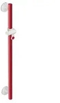 Hewi System 800 K Brausehalterstange 950.33.1009133 Au&szlig;enma&szlig; 600 mm, rubinrot,