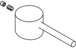 hansgrohe Griff Axor Starck chrom 10093000