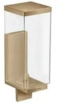 hansgrohe Axor Lotionsspender 42610140 Glas, Wandmontage, brushed bronze