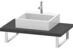 Duravit L-Cube Konsole LC102C04949 St&auml;rke 4.5 cm, graphit matt, f&uuml;r...