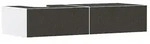 hansgrohe Xevolos E Waschtischunterschrank 54319660 1370x550x275mm, 2 Schubladen,