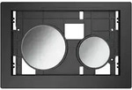 TECEloop Bet&auml;tigungseinheit 9240666 f&uuml;r WC-Bet&auml;tigungsplatte, Tasten chrom