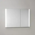KEUCO Somaris Spiegelschrank mit Beleuchtung 14513512201 100 x 71 x 11,5 cm,...