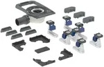 Geberit Duofix Duschwannenablauf 551552001 mit 7 F&uuml;&szlig;en, Sperrwasserh&ouml;he 50mm