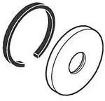 hansgrohe Rosette Axor Starck 2-Griff chrom 96499000