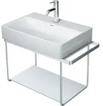 Duravit DuraSquare Metallkonsole 0031141000 66,5x38,1cm, wandh&auml;ngend, chrom