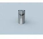 Bertrams Polyline LAS Rohr 42RL1000-A80 1000 mm, DN 80/125, au&szlig;en, Edelstahl