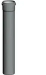 Wolf Abgasrohr 2651871 500 mm, DN 60, f&uuml;r den Schachteinbau, PP