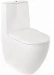 Kludi RESA D Spiralflush-Stand-WC 24WCB0543 64 cm, Universalf&ouml;rmiger Abfluss Wei&szlig;