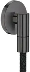 hansgrohe AXOR Wandanschluss 36737340 rund G1/2" Brushed Black Chrome
