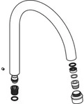 hansgrohe Ausl Axor Montreux 3-L. WT-Arm. 97990000 Standmodell chrom