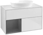 Villeroy und Boch Finion Waschtischunterschrank FA11GKMT 100cm, Abdeckplatte...