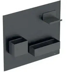 Geberit Acanto Magnetwand-Set 500649161 44,9x38,8x7,5cm, schwarz matt