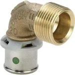 Viega Sanfix-P Bogen 566265 25 mm x R 3/4, 90&deg;, mit SC-Contur, Mehrkant,...
