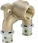 Viega Sanfix-P Doppelwandscheibe 303037 Rotguss, 16xRp 1/2x16mm, SC-Contur