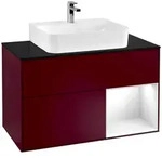 Villeroy und Boch Finion Waschtischunterschrank F122GFHB 100cm, Abdeckplatte...