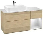 Villeroy und Boch Finion Waschtischunterschrank F401MTPC 120cm, Abdeckplatte...