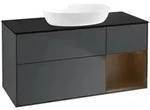 Villeroy und Boch Finion Waschtischunterschrank FA72GNHG 120cm, Abdeckplatte...