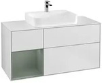 Villeroy und Boch Finion Waschtischunterschrank F411GMMT 120cm, Abdeckplatte...