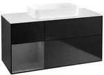 Villeroy und Boch Finion Waschtischunterschrank F701GKPD 120x60,3x50,1cm, Regal...