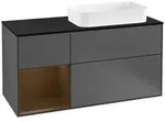 Villeroy und Boch Finion Waschtischunterschrank F272GNGK 120cm, Abdeckplatte...