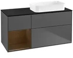 Villeroy und Boch Finion Waschtischunterschrank F682GNGK 120x60,3x50,1cm, Regal...