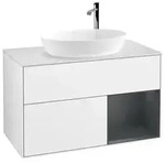 Villeroy und Boch Finion Waschtischunterschrank F901HGGF 100cm, Abdeckplatte...