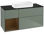 Villeroy und Boch Finion Waschtischunterschrank F702GNGM 120x60,3x50,1cm, Regal...