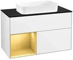Villeroy und Boch Finion Waschtischunterschrank F652HFGF 100x60,3x50,1cm, Regal...