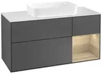 Villeroy und Boch Finion Waschtischunterschrank F301PCGK 120cm, Abdeckplatte...
