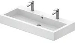 Duravit Vero Waschtisch 0454100024 100 x 47 cm, weiss, 2 Hahnl&ouml;cher