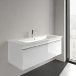 Villeroy & Boch Venticello Waschtisch 4104CLR1 120x50cm, weiss Ceramicplus, mit