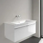 Villeroy & Boch Venticello Waschtisch 4104AJR1 100x50 cm, ohne Hahnloch, Wei&szlig; Alpin