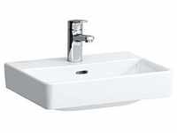 LAUFEN Pro S Handwaschbecken 45 x 34 cm, weiß, 1 Hahnloch, mit Überlauf