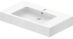 Duravit M&ouml;belwaschtisch Vero 85 x 49cm 0329850000 weiss, mit Hahnloch u. &Uuml;berlauf,