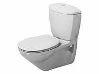 Duravit Duraplus Wand Tiefspül WC 0195090000 weiss, mit Cascade Technik,