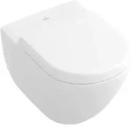 Villeroy & Boch Subway Wandflachsp&uuml;l WC 66031001 wei&szlig;, Abgang waagerecht
