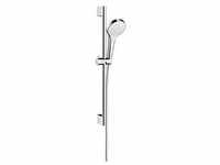 hansgrohe Croma Select S 1jet Brauseset 26565400 EcoSmart, weiss-chrom, 65 cm