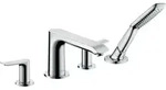 hansgrohe Metris Wannen Armatur 31442000 4 Loch Wannenrand Armatur, chrom