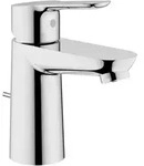 Grohe BauEdge Waschtischarmatur 23356000 chrom, mit Ablaufgarnitur
