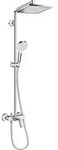 hansgrohe Crometta E 240 Showerpipe 27284000 chrom, 1jet, 24 x 24 cm, mit