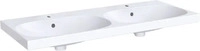 Geberit 500627012, Geberit Acanto Doppelwaschtisch 500627012 120 x 48,2 cm, mit