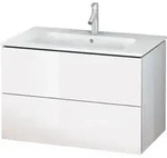 Duravit L-Cube Waschtischunterbau LC624108585 Wei&szlig; Hochglanz, 82x55,5x48,1cm, 2