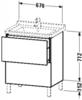 Duravit L-Cube Waschtisch-Unterschrank LC660804949 67 x 46,9 cm, graphit matt, 2