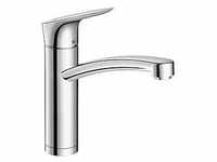 hansgrohe Logis 160 Küchenarmatur 71833000 chrom, Vorfenstermontage, schwenkbarer