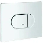 Grohe Arena Cosmopolitan Dr&uuml;ckerplatte 38858SH0 weiss, waagerechte Montage