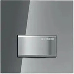 Geberit Urinalsteuerung Typ 50 116016SD5 Rauchglas verspiegelt / chrom, pneumatisch