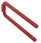Hewi 477 Handtuchhalter 477.09.10033 2-tlg., rubinrot